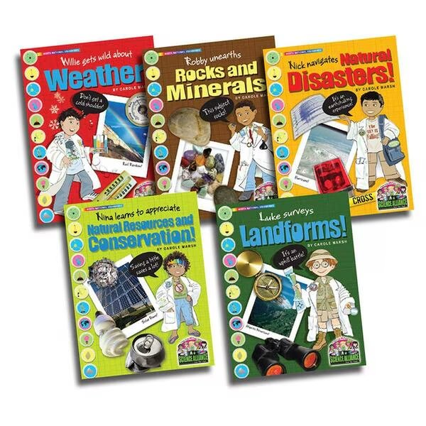 Science Alliance Earth Science Titles Pack of 5, Gallopade, Mfr#: GALSPSAPEARTHKS